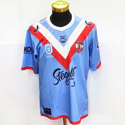 Castore Sydney Roosters NRL ANZAC Jersey Size 2XL Blue Red White Official