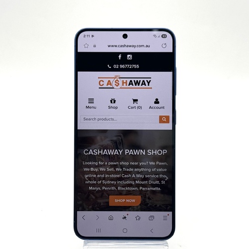Samsung Galaxy S25 256GB SM-S931B 5G Android 15 6.2 Inch AMOLED Phone Blue