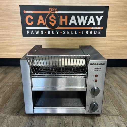 Roband TCR10 Commercial Conveyor Toaster 10A Stainless Steel Silver