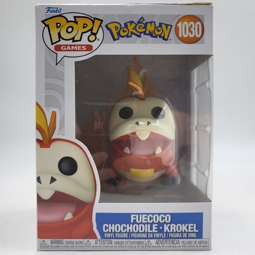 Funko Pop Pokemon Fuecoco #1030 Vinyl Figure Chochodile Krokel Collectible
