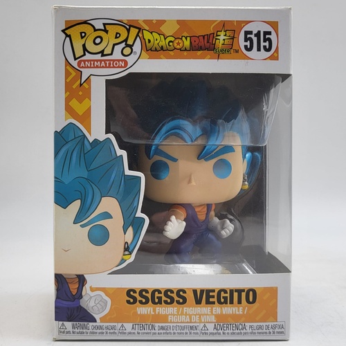 Dragon Ball Super SSGSS Vegito Funko Pop Vinyl Figure Blue Super Saiyan Collectible
