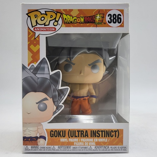 Funko Pop! Dragon Ball Super Goku Ultra Instinct #386 Vinyl Figure Collectible
