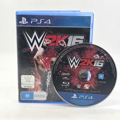 WWE 2K16 PS4 PlayStation 4 Wrestling Fighting Game Disc