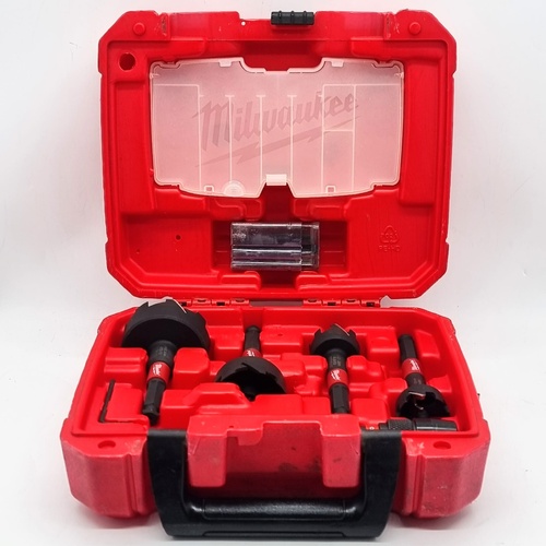 Milwaukee 49-22-5100 5pc SwitchBlade Selfeed Drill Bit Plumbers Kit
