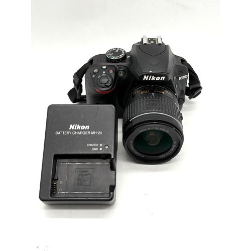 Nikon D3400 DSLR with 18-55mm VR Lens and Charger Shutter Count 9602