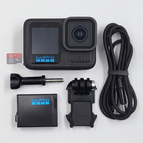 GoPro HERO13 Black Action Camera with 32GB MicroSD Card 5.3K Video Waterproof Camera