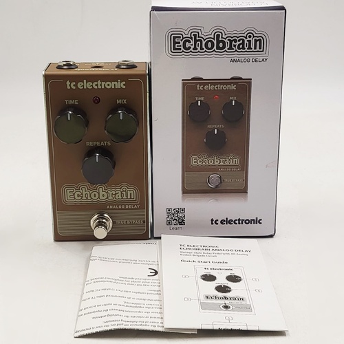 TC Electronic Echobrain Analog Delay Guitar Effects Pedal True Bypass Box