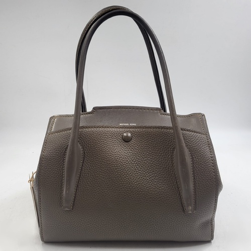Michael Kors Collection Bancroft Leather Tote Crossbody Bag