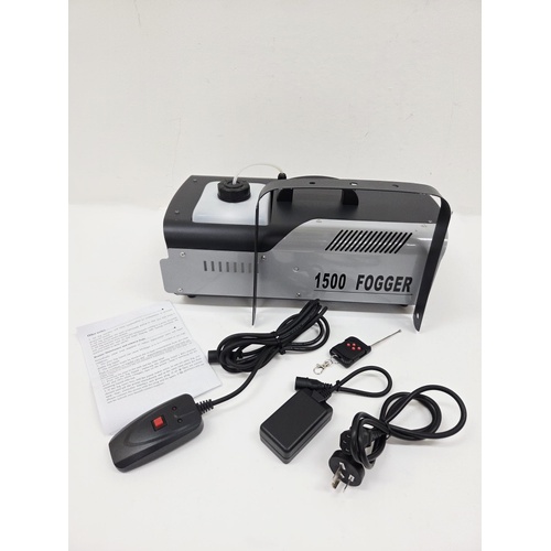 1500W Fogger Smoke Machine DJ Stage Atmosphere Effect Remote and Foot Control