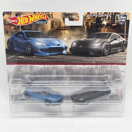 Hot Wheels Premium Car Culture Subaru BRZ and Lexus RC F GT3 2 Pack
