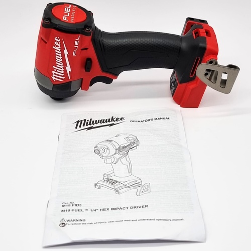 Milwaukee M18 FUEL 1/4 Inch Hex Cordless Impact Driver M18 FID3 Skin Only