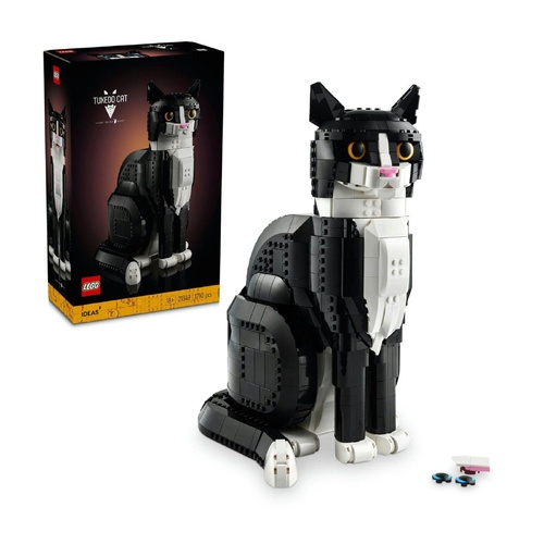 LEGO Ideas 21349 Tuxedo Cat 1710 Pieces Adult Building Set 18+