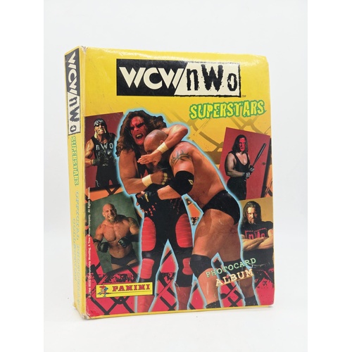 Panini 1998 WCW nWo Superstars Photocard Album Wrestling Trading Cards Binder