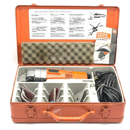 Fein MS 636 Corded Oscillating Multi Tool Detail Sander with Hard Case