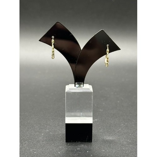 Ladies 9ct Yellow Gold Hoop Earrings