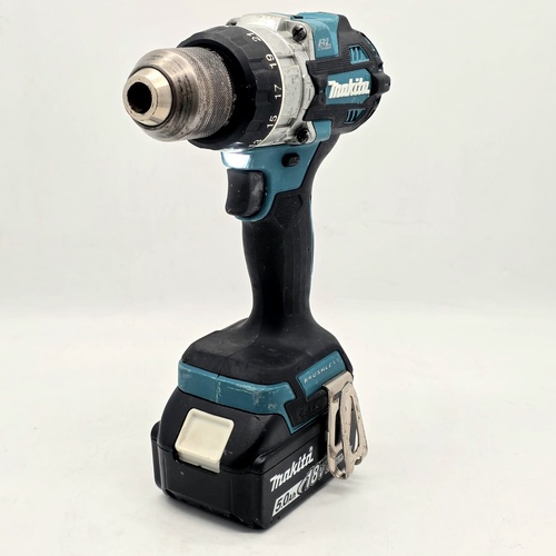 Makita DHP486 18V Brushless Hammer Drill Driver Combo with 5.0Ah Battery