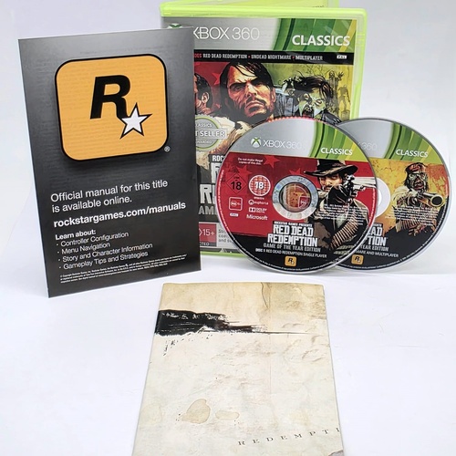 Red Dead Redemption Game of the Year Edition Xbox 360 Game Rockstar Games