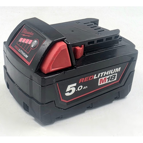 Milwaukee M18 REDLITHIUM 18V 5.0Ah Li-Ion Battery Pack M18 B5 Cordless Tool Battery