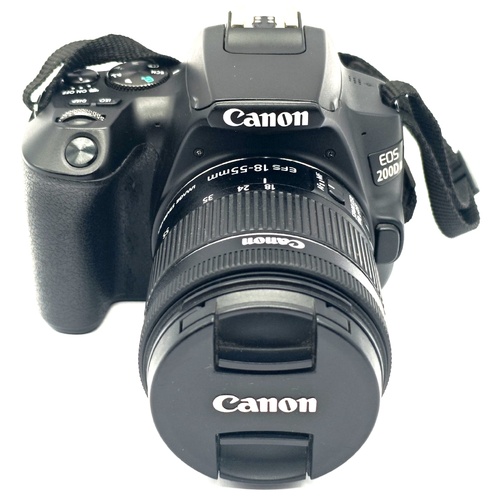 Canon Camera EOS 200D II with Zoom Lens EF-S 18-55mm 1:4-5.6 IS STM