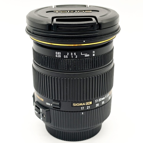 Sigma 17-50mm f/2.8 EX DC OS HSM Zoom Lens with Protective Bag and Cap