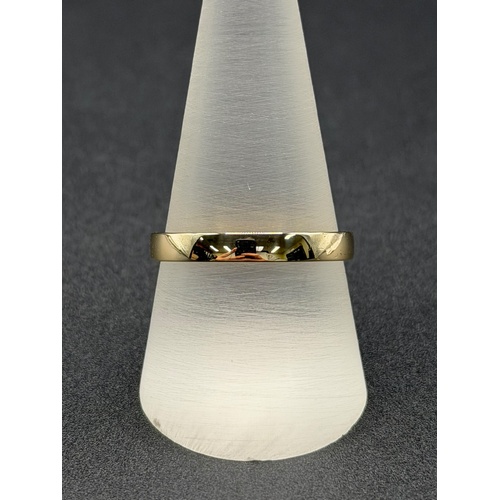 Unisex 10ct Yellow Gold Plain Wedding Band Ring