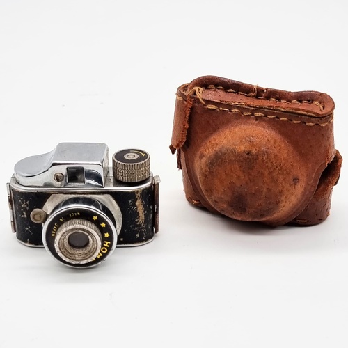 Homer Vintage 14mm Spy Camera Circa 1950s Made in Japan with Case