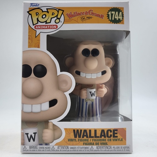Funko Pop! Animation Wallace & Gromit Wallace #1744 Vinyl Figure