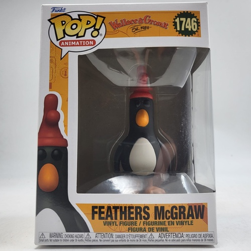 Funko Pop! Animation Wallace & Gromit Feathers McGraw #1746 Vinyl Figure 