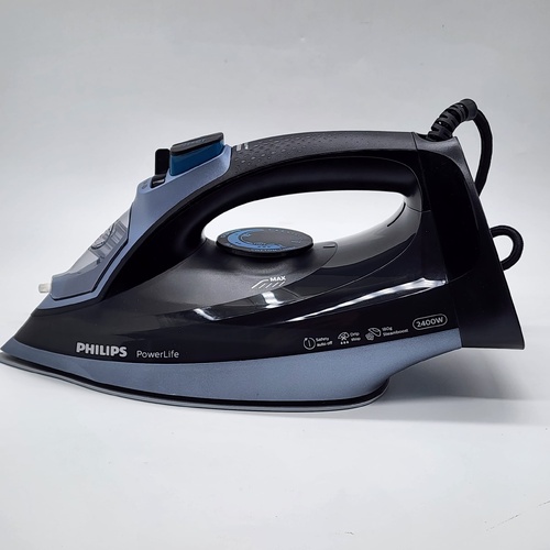 Philips GC2999/84 2400W PowerLife Steam Iron Drip-Stop Technology Black