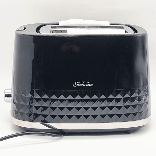 Sunbeam TA1900 Diamond Collection 2 Slice Toaster Black