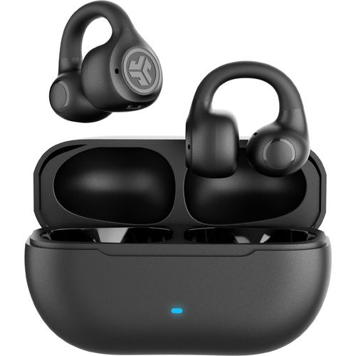 JLab Flex Open Wireless Earbuds Bluetooth Open-Ear Headphones with Charging Case