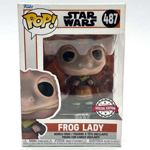 Funko Pop Star Wars Frog Lady 487 Special Edition Vinyl Figure