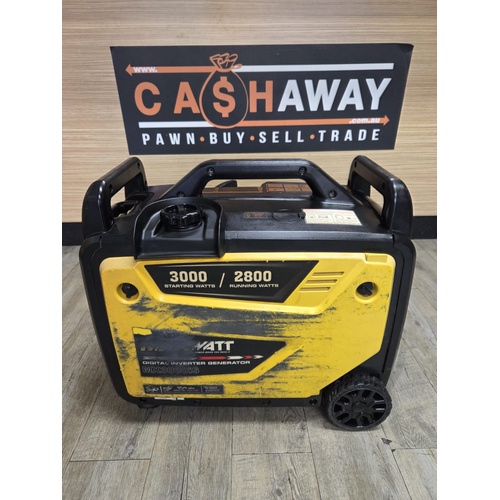 Maxwatt MX3000iS 3000W Petrol Digital Inverter Generator 3.0kVA 2800W