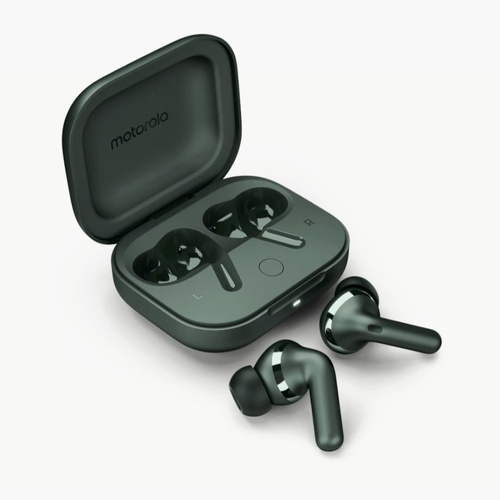 Motorola Moto Buds+ Bluetooth ANC Earbuds Bose Forest Grey PG38C05763
