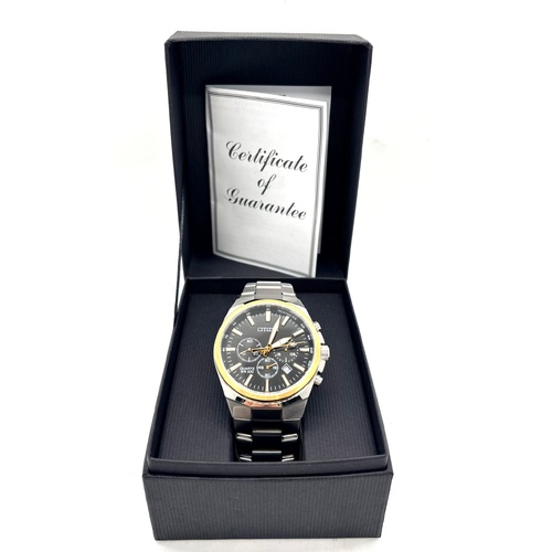 Citizen Watch AN8174-58E 0520-S114250 Mens Chronograph Two Tone WR100