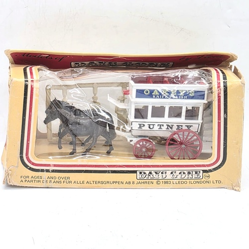 Lledo Days Gone Putney Carriage Oakey's Knife Polish Horse Vintage Diecast 1983