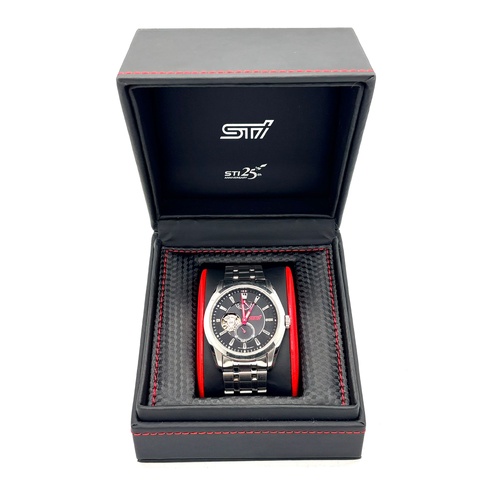 Subaru STI 25th Anniversary Automatic Watch DK04C00-B Limited Edition 104/300