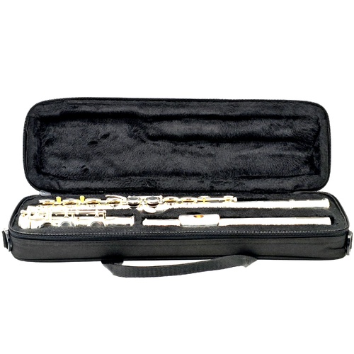 Nuova NFL-3 Silver-Plated Beginner Student Transverse Flute with Carry Case