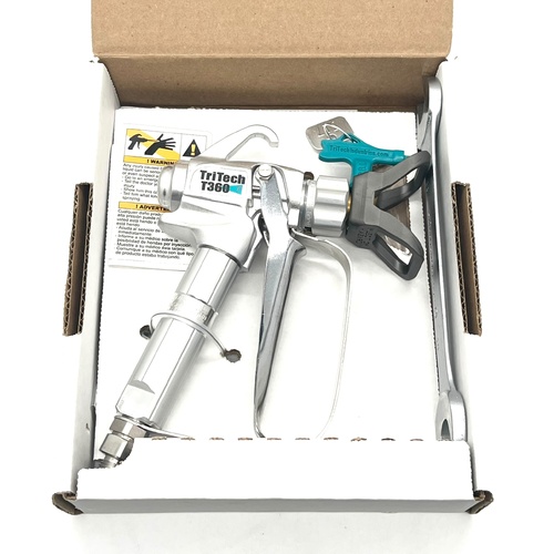 TriTech T360 Airless Paint Spray Gun with Tough-Flow 1/4 Inch Hose Set