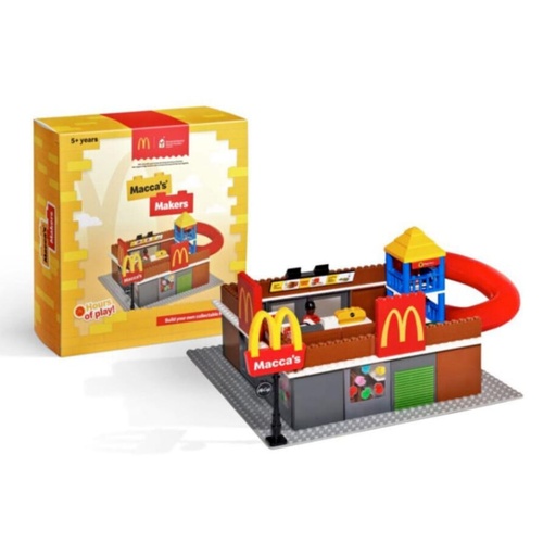 Nova Brix Maccas Makers Playground McDonald's Brick Building Set