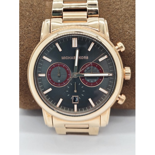 Michael Kors Pennant MK8370 Rose Gold Chronograph Men's Analogue Watch