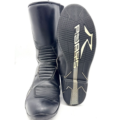 RJays Tour AM II Motorcycle Boots Black Size 41 Waterproof