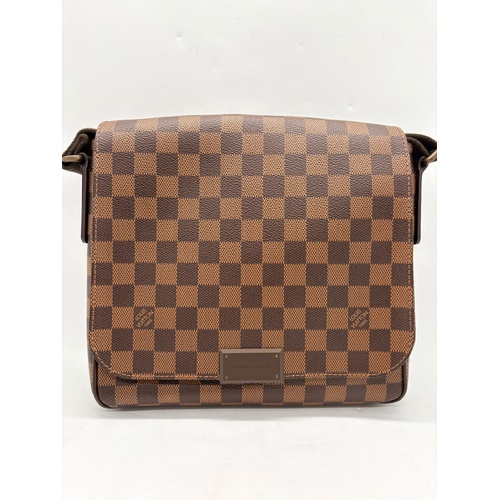 Louis Vuitton District PM N41213 Damier Ebene Crossbody Bag + COA