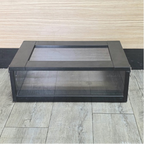Reptile One Deluxe Timber Python Hatchling Enclosure 45x29x15cm Black