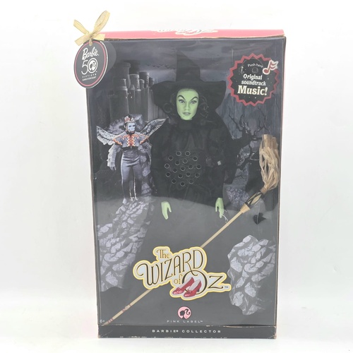 Barbie Wicked Witch of the West Doll Wizard of Oz Sound N6561 Pink Label