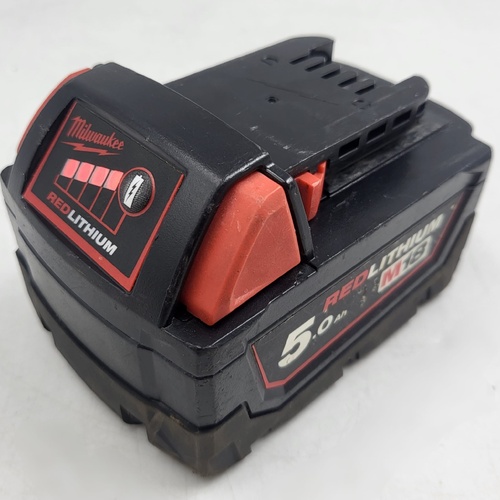 Milwaukee M18 B5 18V 5.0Ah Li-Ion RedLithium Battery Genuine Cordless Power Tool
