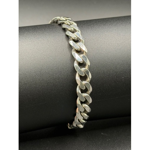 Unisex 925 Sterling Silver Curb Link Bracelet