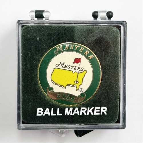 Masters Tournament 2009 Golf Ball Marker Augusta National Collectible