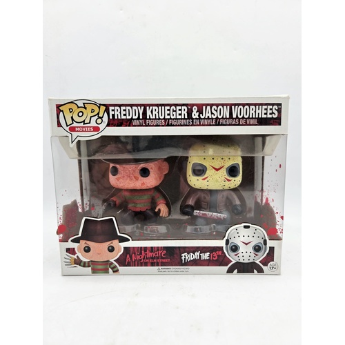 Funko Pop Freddy Krueger Jason Voorhees 2 Pack Horror Vinyl Figures