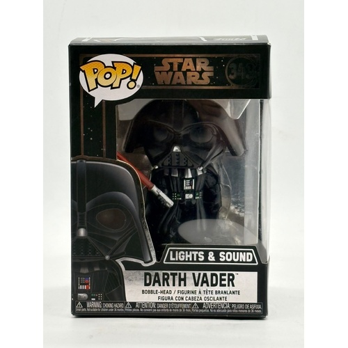 Funko Pop Star Wars Darth Vader #343 Light & Sound Vinyl Figure